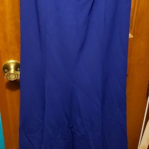 Xscape Full Length Formal dress.  Size 14.  Royal Blue.
